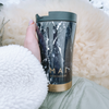 Black Marble Tumbler